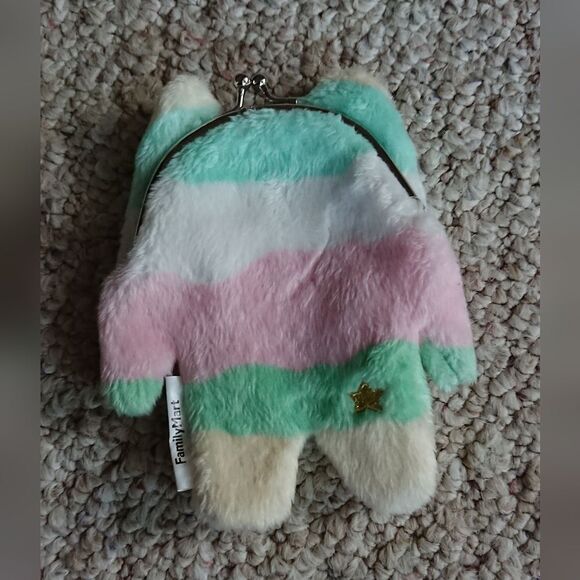 Craftholic Sloth bear change purse - blue/white/pink/green/yellow - Picture 4 of 7